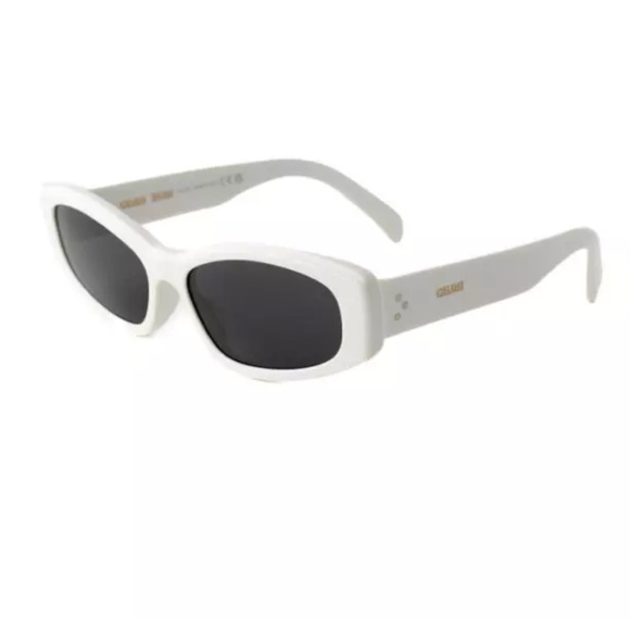 Celine Ivory Cateye Sunglasses with Case - Picture 1 of 6